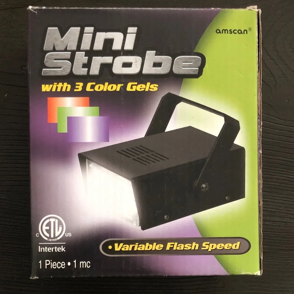 Mini Strobe with Color Gels